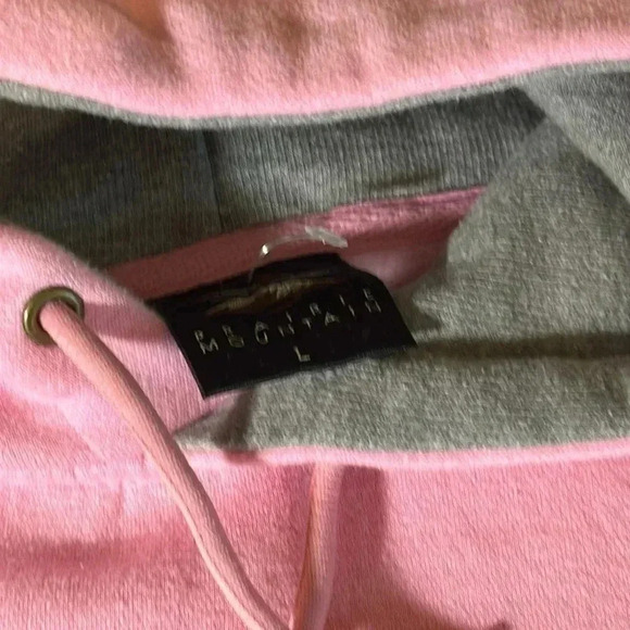 Yosemite National Park Prairie Mountain Brand LG Hoodie Pink Sweatshirt L/S - Picture 5 of 10